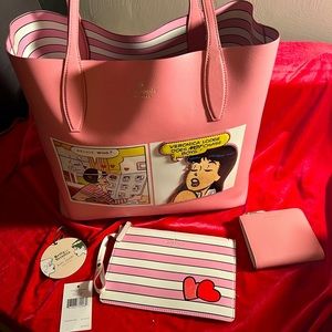 Kate Spade x Betty & Veronica Archie Tote WITH ADDITIONAL NEW KATE SPADE WALLET